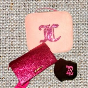 Juicy Couture Pink Glitter Bag Bundle